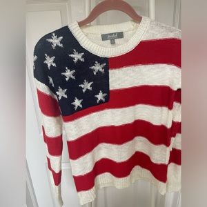 American flag sweater